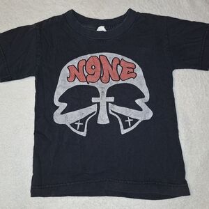 Kids Black Graphic T-Shirt